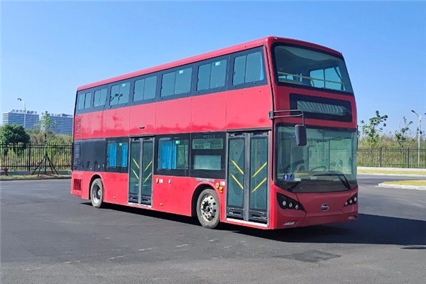 比亚迪BYD6100BD2EV1低入口双层公交车(纯电动28-58座)