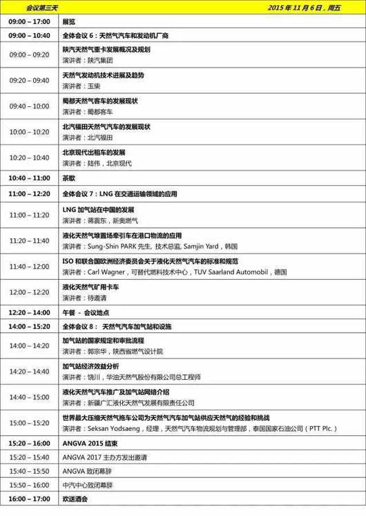 第六届亚太天然气汽车协会国际会议暨展览(ANGVA2015)11月在成都举行