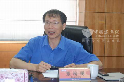 覃柳明感谢玉柴给予的大力支持