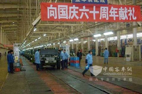 朝柴发动机生产车间