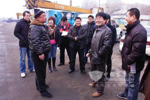 上柴副总经理金刚先生走访东北用户