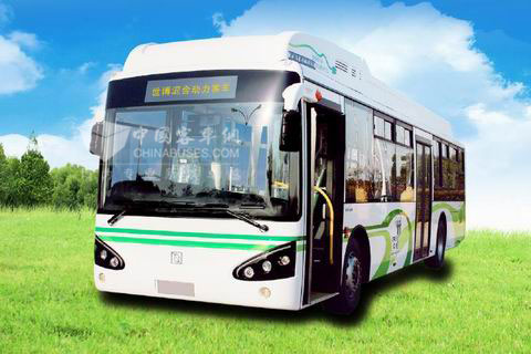 上柴混合动力系统配套的申沃客车