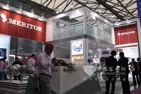 阿文美驰上海客车展展台