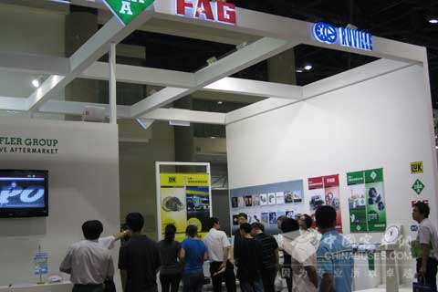 舍弗勒展示产品及服务理念