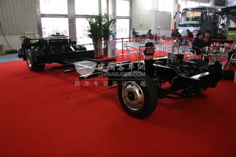 2010年天津车展上的江淮底盘