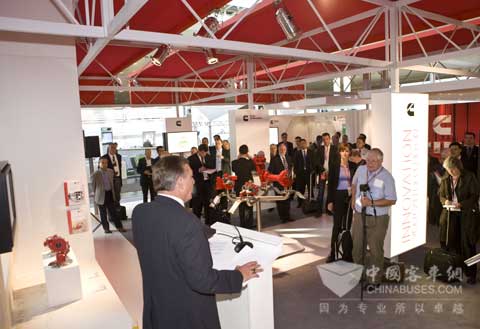 德国汉诺威IAA车展上匹配2-5升柴油发动机的新系列增压器发布会