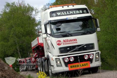 安装艾里逊4700变速箱的沃尔沃商用车