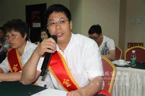 东风康明斯金牌用户虎跃技术部田再园部长