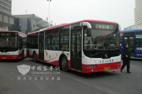 常州天然气公交车