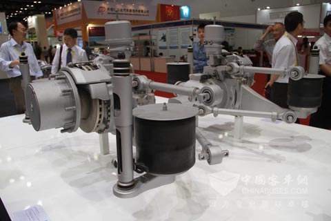 ZF轮边电驱动低地板车桥AVE130