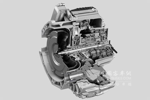 采埃孚针对发动机横置和前驱的乘用车所设计的的全新九挡自动变速器