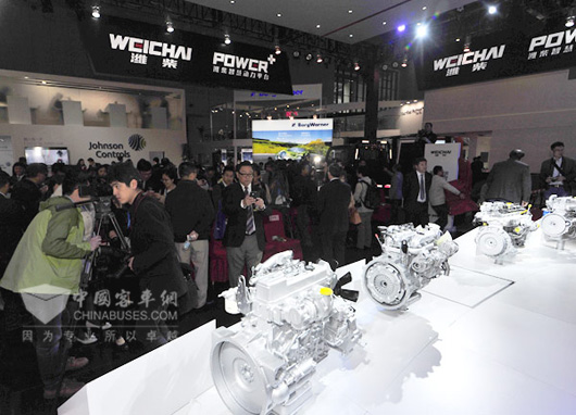 潍柴智慧动力平台国V轻机—闪耀上海国际车展 