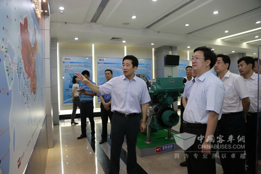 国务院督查组一行到玉柴考察调研