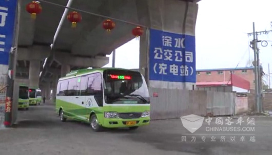 河北省徐水县公交公司E7充电站