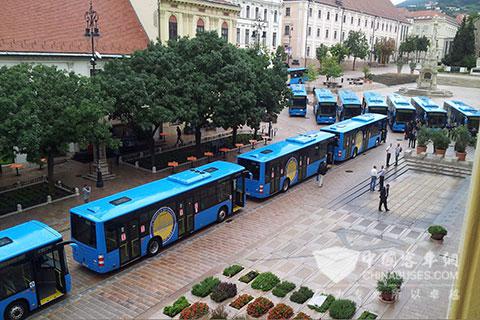 佩奇市Tüke Bus Zrt运行的34辆装配艾里逊全自动变速箱的新车