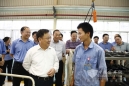 广西自治区安监局局长黎志逘到玉柴参观考察